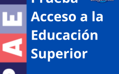 Prueba acceso a la Educación Superior